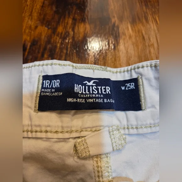 Hollister High Rise Baggy Cargo Pants Size 1 Streetwear Gropcore Granola - Picture 4 of 7